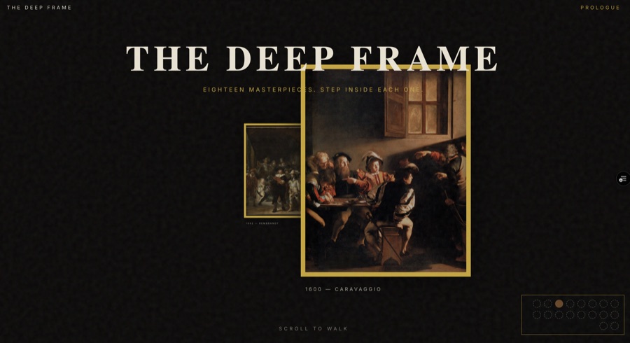 The Deep Frame — interactive history of Western painting